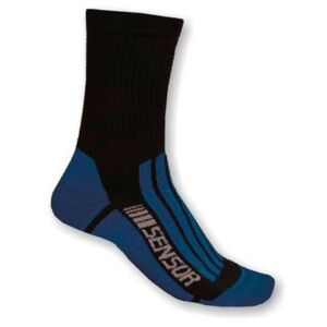 Ponožky Sensor Treking Evolution čierna modrá 1065672 6/8 UK